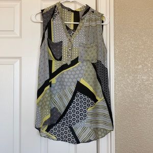 Sami and Jo Tunic Sleeveless Retro Geometric